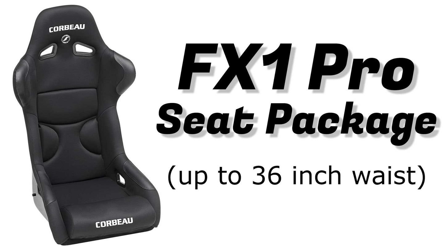 FX1 Pro Seat Package - $1180